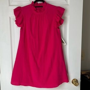 Victoria Dunn Fuchsia Jasmine Mini Dress